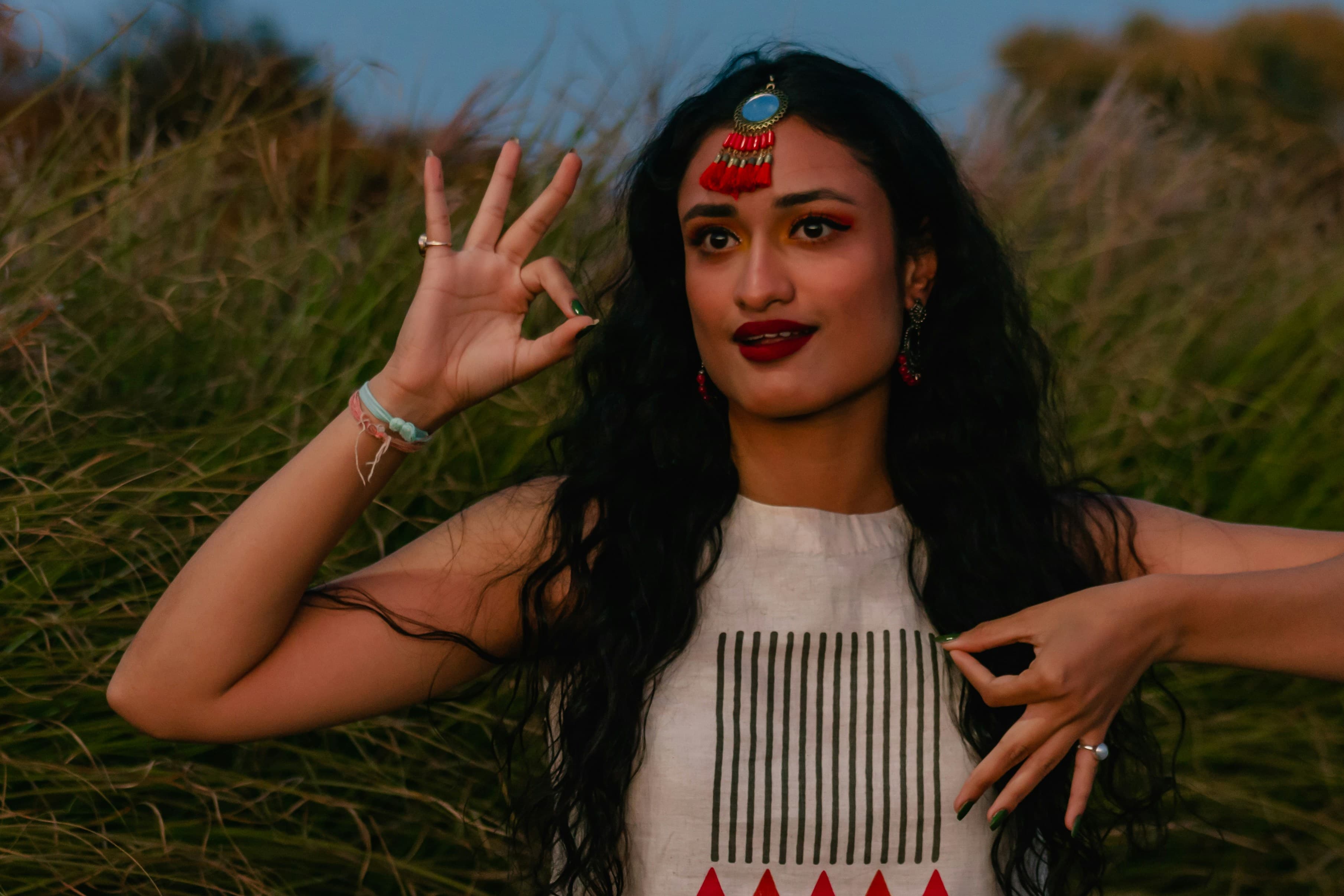 Chikankari Kurti — Pearl White